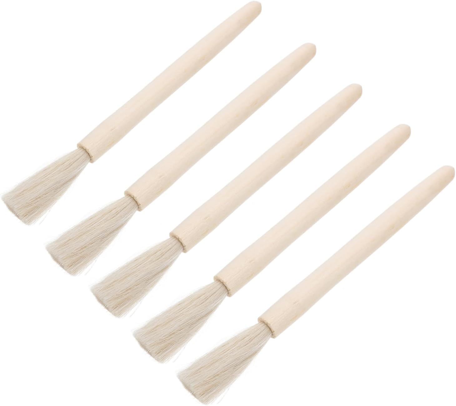 5pcs Laboratory Brush Balance Cleaning Brushes with Long Handle for Easy Operation Fine Bristles for All-Around Cleaning Reusable Design for Scientific Use