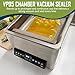 VacMaster VP95 Chamber Vacuum Sealer with Industrial Oil Pump. Great for Portioning, Meal Prep, Restaurants, Catering, Food Trucks, Sous Vide, Home. Great for Dry Goods, Liquids and Marinades.