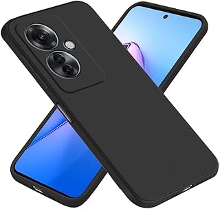 جراب سيليكون ناعم من البولي يوريثين الحراري لموبايل اوبو رينو 11 اف 5G - 11F 5G 6.7 انش اسود ايسجو