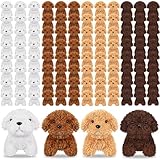 Sosation 20 Pcs 4.72 Inch Mini Puppy Stuffed Animal Adopt a Puppy Favors Small Push Dogs Bulk Easter Party Gifts for Kids Birthday Easter Fillers Carnival Prize (Standard Multicolor)