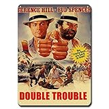 Photo Gallery targa in metallo vintage con scritta "double trouble movie double trouble", decorazione da parete per bar, ristoranti, caffetterie, pub, 30,5 x 20,3 cm Photo Gallery targa in metallo vintage con scritta "double trouble movie double trouble", decorazione da parete per bar, ristoranti, caffetterie, pub, 30,5 x 20,3 cm