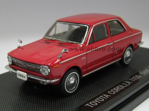 Amazon | エブロ 1/43 トヨタカローラ 1100 (1966) レッド 完成品