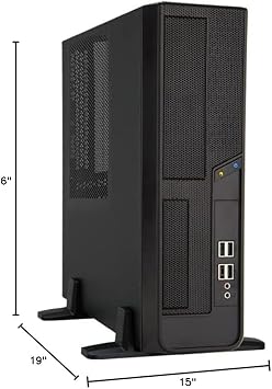 InWin BL040 mATX Desktop case with 300W TFX PSU/Black/IEEE 1394 - BL040.FF300TB3F