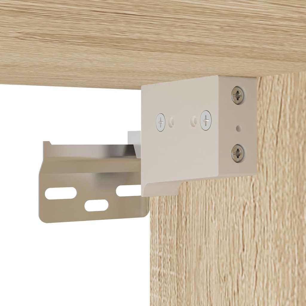 vidaXL Mobile da Bagno Rovere Sonoma 60x25x40 cm in Legno Multistrato, Armadio a Muro da Bagno, Armadio da Bagno a Muro, Armadio da Bagno a Parete
