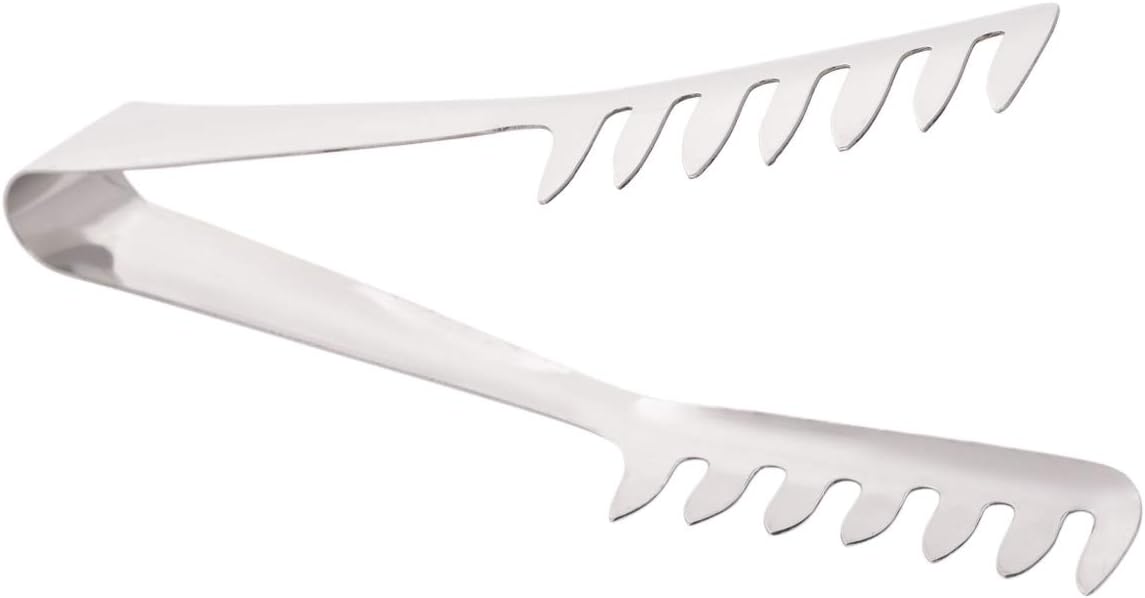 Raj Stainless Steel Tong, 21 cm, RK0023, Cooking Tongs , Salad Tongs , BBQ Tongs , Frying Tongs Utensils