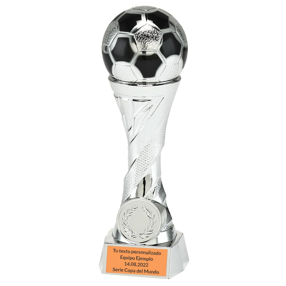 Larius Trofeo de fútbol en Oro y Plata con Grabado Personalizado — view 9