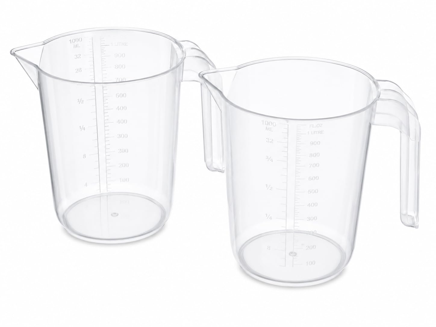 2 pack 1 litre measuring jugs