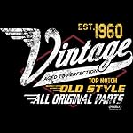 60th-Birthday-Gift-T-Shirt-Vintage-1960-Aged-to-Perfection