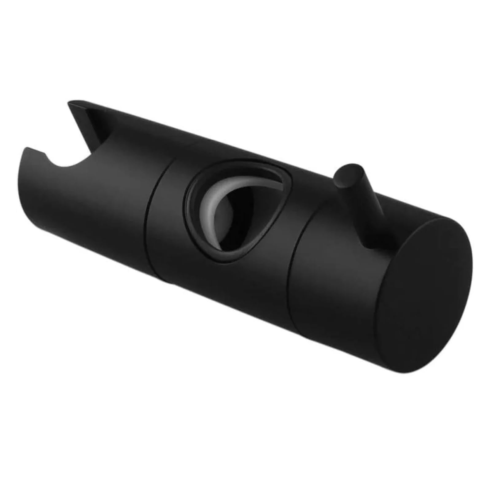 GUYTRM Uchwyt na słuchawkę prysznicową do łazienki, regulowany, podnoszony, dysza, płaski, 20 mm, 22 mm, akcesoria łazienkowe, praktyczne wyposażenie domu lingli(Black 22mm)