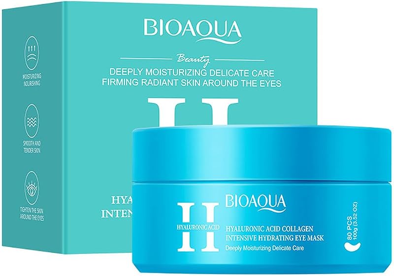 Máscara para a região dos olhos BIOAQUA com retinol e ácido hialurônico, 80 unidades, 100 g