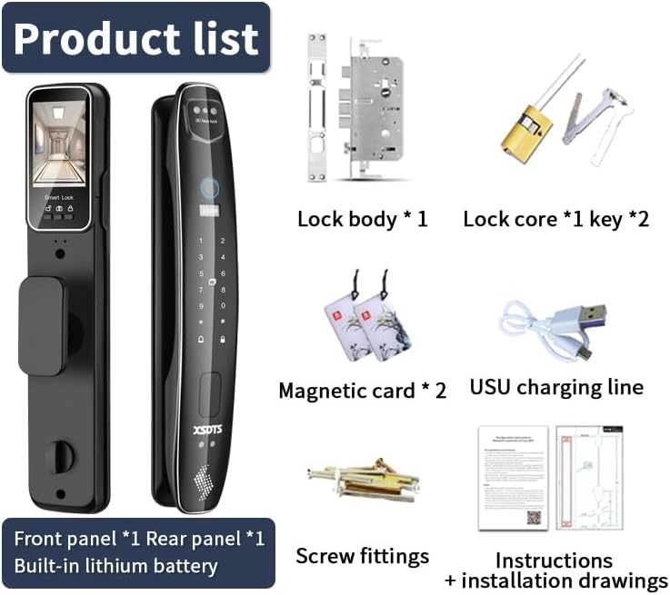 List of included product components