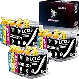 Rendimiento de página: 600 páginas por cartucho de tinta LC123XL Negro, 600 páginas por cartucho de tinta LC123XL Cian/Magenta/Amarillo (5% de cobertura de papel A4)
