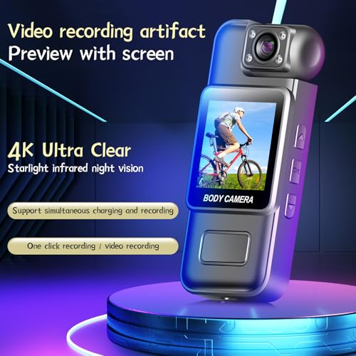 Caméra d'action portable avec batterie 1000 mAh pour une surveillance en temps réel continue - 5
