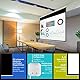 ESMART Economy EXM Motor-Leinwand 277 cm Bild 240 x 180 cm (118) | Format 4:3 | Fernbedienung | Heimkino elektrische Beamer Projektionsleinwand Motor Leinwand LCD
