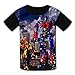 Camisetas para niños para jóvenes de Manga Corta Kid's Casual tee Tra-nsfo-RM-Ers Res-Cue Bo-TS 3D Print Graphics Fashion T-Shirt Hip Hop Print for Boys Girls