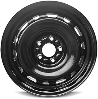 For 13-20 Kia Forte 16 Inch Painted Black Steel Rim - OE Direct Replacement - Road Ready Car Wheel