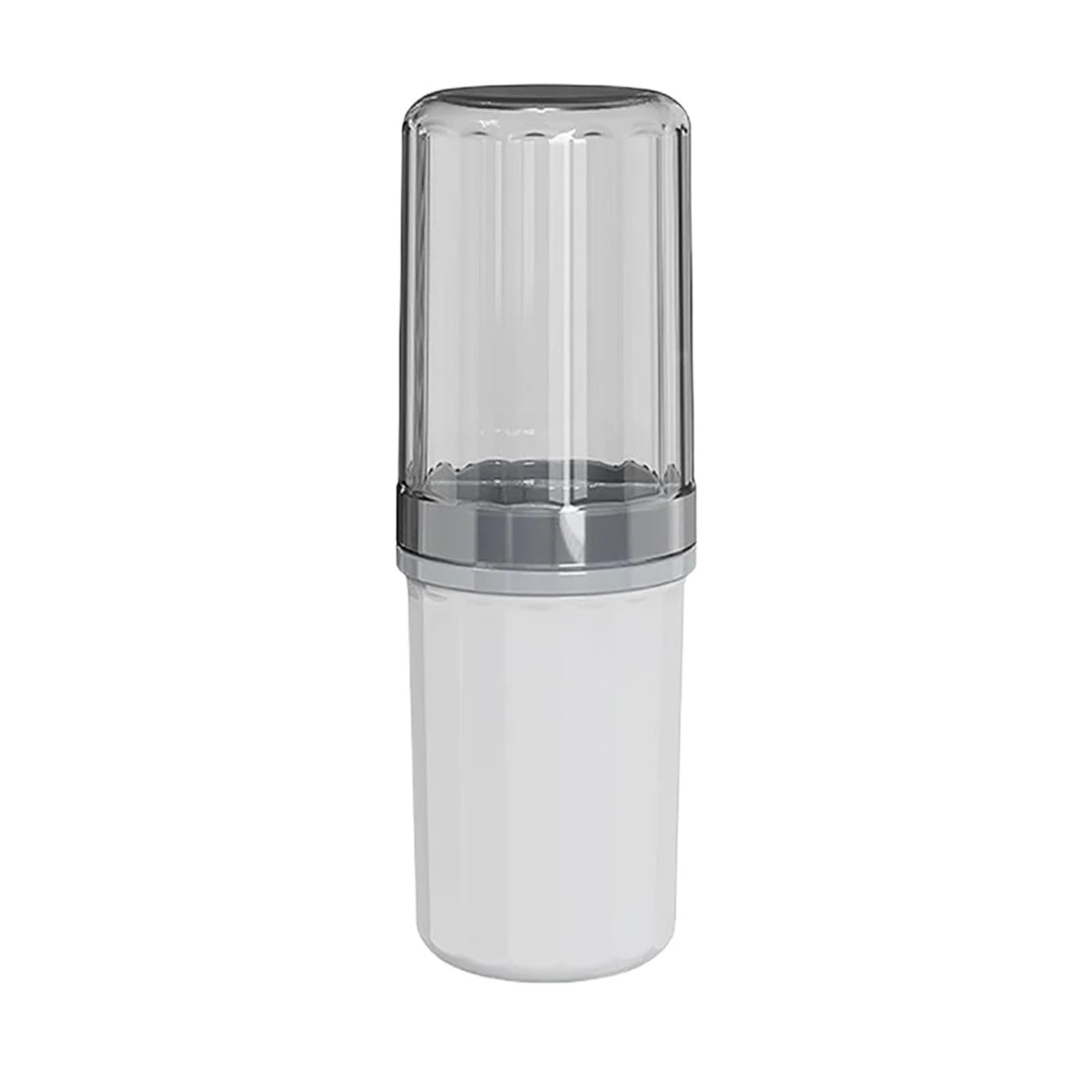 3pcs Tooth Cup Portable Mouthwash Toothpaste Toothbrush Protect Holder Case Multifunction Travel Storage Box For Toothpaste(White)