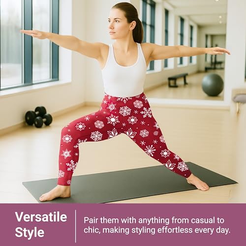 Image of SATINA High Waisted Leggings for Women - Comfortable and Stretchy in Versatile Sizes and Colors