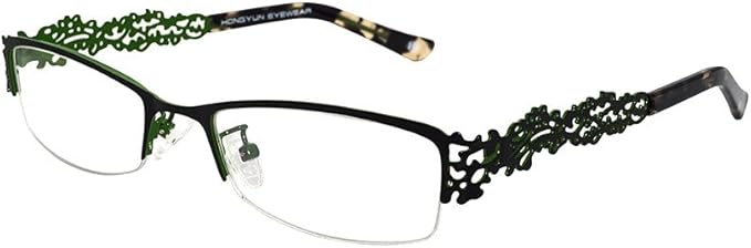 Amazon ノーブランド 女性メガネ オシャレ眼鏡フレーム金属製レディーズアイウェア ケース付き 緑 ファッション眼鏡 通販 Amazon ノーブランド 女性メガネ オシャレ眼鏡フレーム金属製レディーズアイウェア ケース付き 緑 ファッション眼鏡 通販