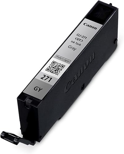 Miniatura 5 de Canon CLI-271 Depósito de tinta gris de 0.2 fl oz para impresoras PIXMA MG7720, TS8020, TS9020, paquete de 2