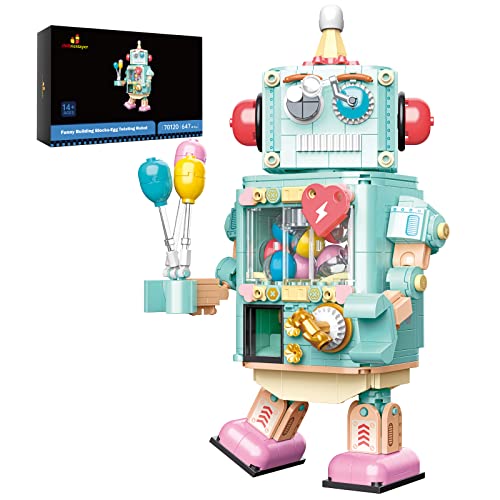 JMBricklayer Technik Roboter Bausteine, 70120 Twist Ei Roboter klemmbausteine Spielzeug, Technic Friends Figuren Modellbausatz f&uuml;r M&auml;dchen und Erwachsene