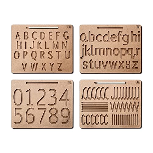 Yay Play Educational Wooden Tracing Board for Kids | Reading & Writing ...