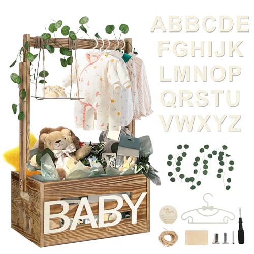 Wooden Baby Shower Crate Closet