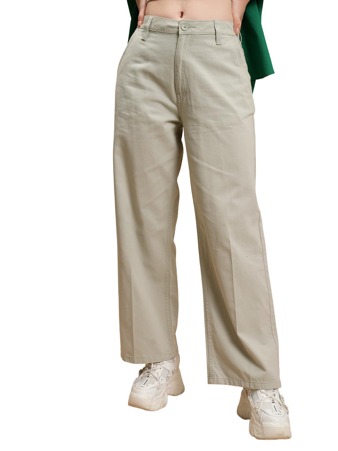 tokyo talkies Women's Flared Regular Trousers| Mid-Rise-picture-35