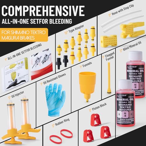 Kit outils freins disque hydrauliques West Biking vélos Elixir E1 E3 E5 E7 XX XO Formula - 5