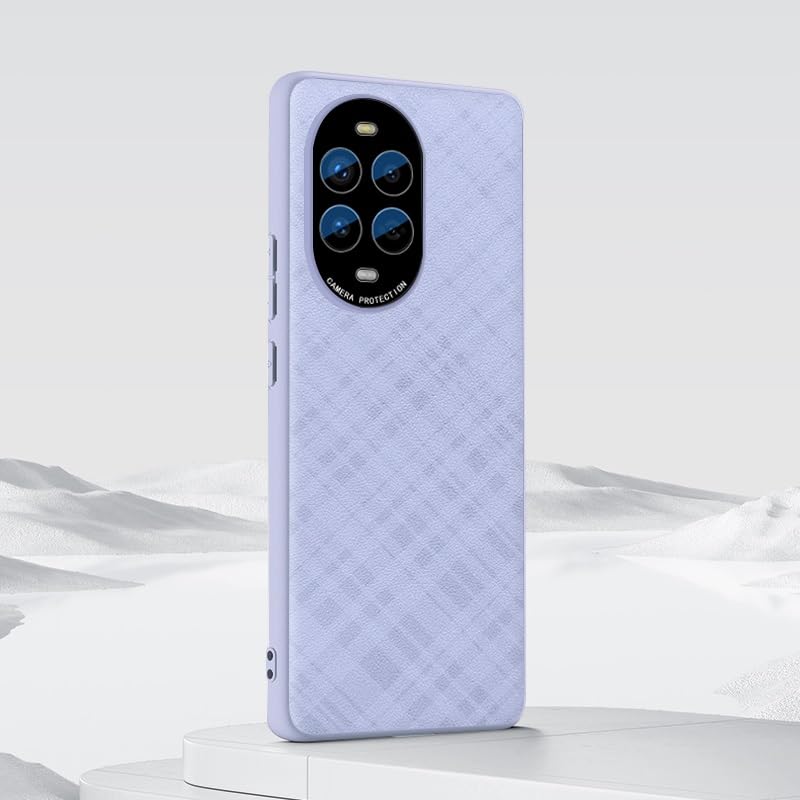 Coque Huawei Nova 13 Pro fine cuir rigide protection chic