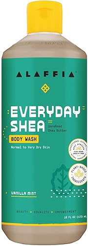 Miniatura 8 de Alaffia EveryDay Shea Body Wash - Gel de ducha que ayuda naturalmente a hidratar y limpiar con aceites naturales, manteca de karité, neem y aceite