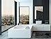 Hamilton Hills 24x36 inch Black Framed Mirror | Large Rectangular Bathroom Mirrors for Wall | Floating Glass Panel Vanity with Border | Wall-Mounted Mirror for Decor | Hangs Horizontal or Vertical