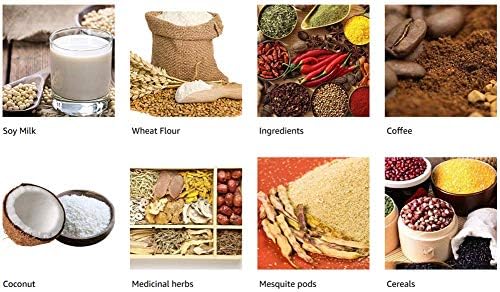 Heavy Duty Electric Grinding Mill Crusher - Commercial Grain Grinder for Cereals, Corn, Coffee, Wheat & Feed with Funnel - Efficient Dry Mill for Home & Business Use