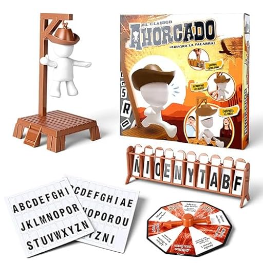 Juego de Adivinanzas con Ahorcado Magnético y Misterios, Divertido Juego de Mesa Ahorcado con Cowboy Magnético, Juegos de Viaje que Brillan en la Oscuridad para Niños, Adultos, Familia y Amigos | Ya disponible en tu tienda friki favorita! En mundofriki.es!