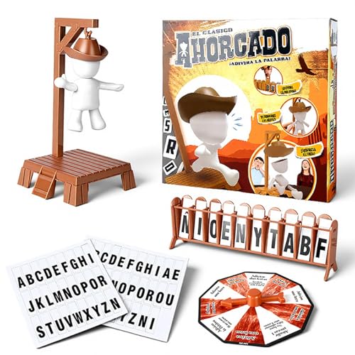 Juego de Adivinanzas con Ahorcado Magnético y Misterios,