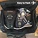 Aquavault | Flex Safe | Beach Chair Vault | Anti theft combination lock | 3 Digit Programmable lock | Water resistant, Slash Resistant and RFID Blocking (Black)