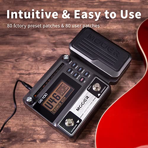 Mooer Ge100 Multi-Effects Guitar Pedal With 80 Presets thumb #3
