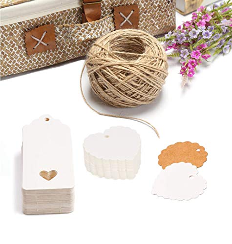 Etichetta Regalo da 200 Pezzi Etichetta in Carta