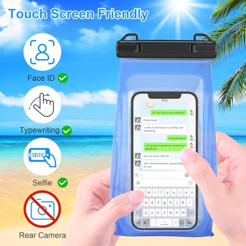 Pochette étanche IPX8 grand format pour protéger et utiliser votre iPhone en mer