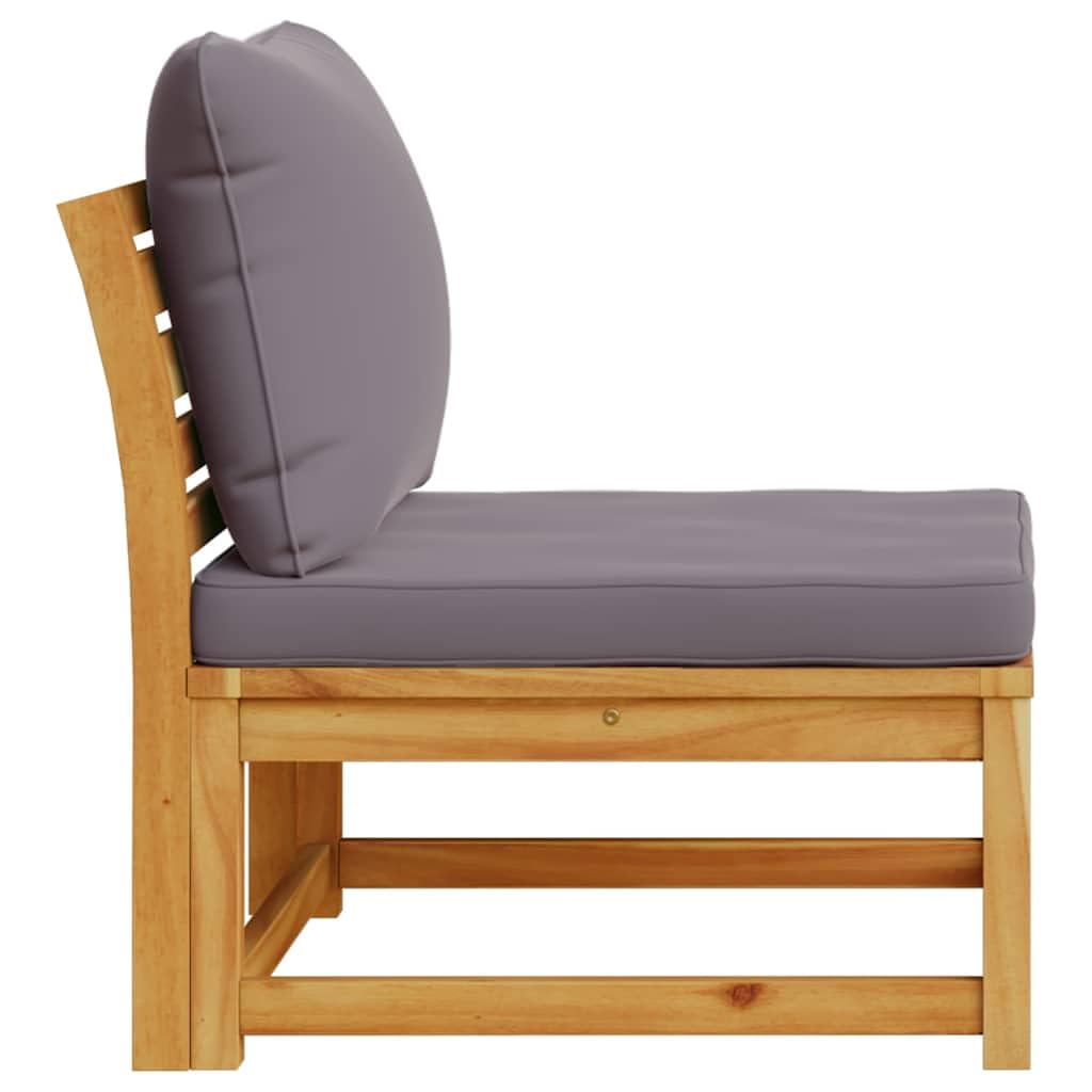Sofa ogrodowa z poduszką, lite drewno akacjowe