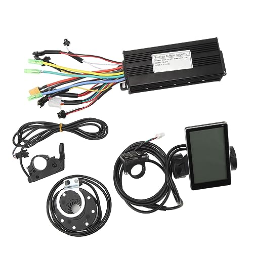 [ di motori compatibili] Questo kit include un controller di tre modalità di onda sinusoidale che funziona con motori a spazzole sia Hall che senza sala, garantendo prestazioni ottimali per motori 48V1000W.