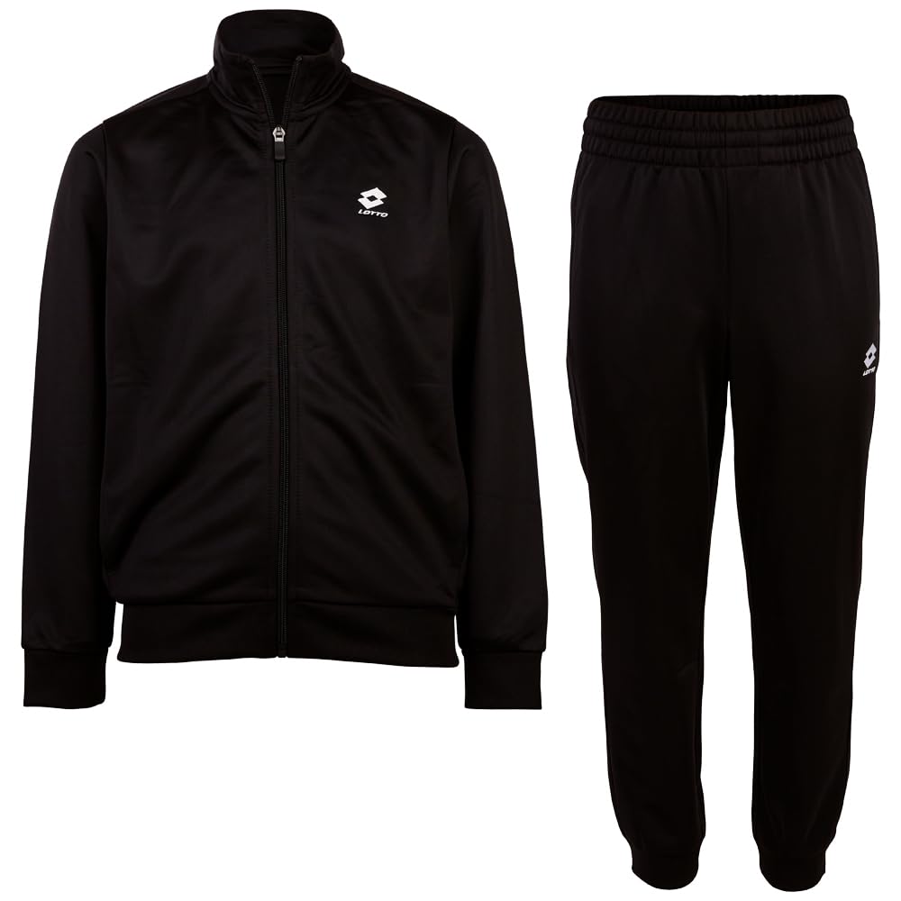 LOTTO 1124055J Unisex Kids, Training Suit, Regular Fit, Unisex Caviar 146-152