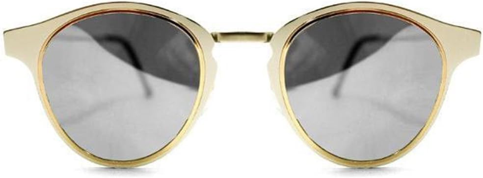 Spitfire Warp Sunglasses Silver Gold Silver Mirror