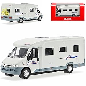 Norev Citroen Jumper Wohnwagen Camping Modellauto