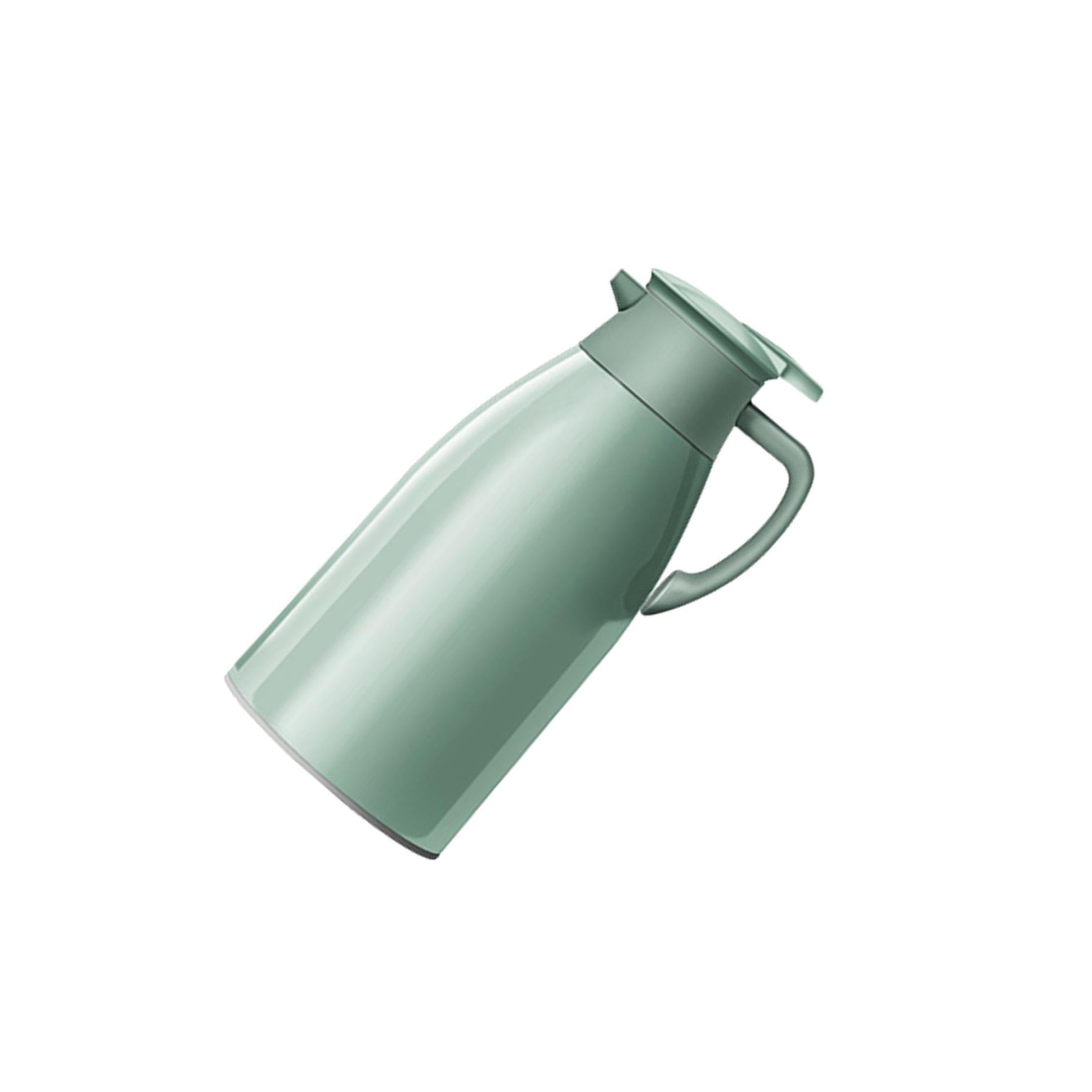 Ailan Caraffa per caffè isolata sottovuoto che la freschezza offrendo al contempo una presa e un controllo facili a ogni versamento. Distributore di, Verde, 1.9 litri