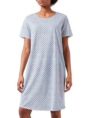 CALIDA Damen, Kurzarm-Nachthemd, aus der Serie Sunset Dreams in hellblau,...