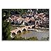 Produktbild CALVENDO Premium Textil-Leinwand 120 x 80 cm Quer-Format Alte Brücke in Heidelberg, Leinwanddruck von Michael Bogumil