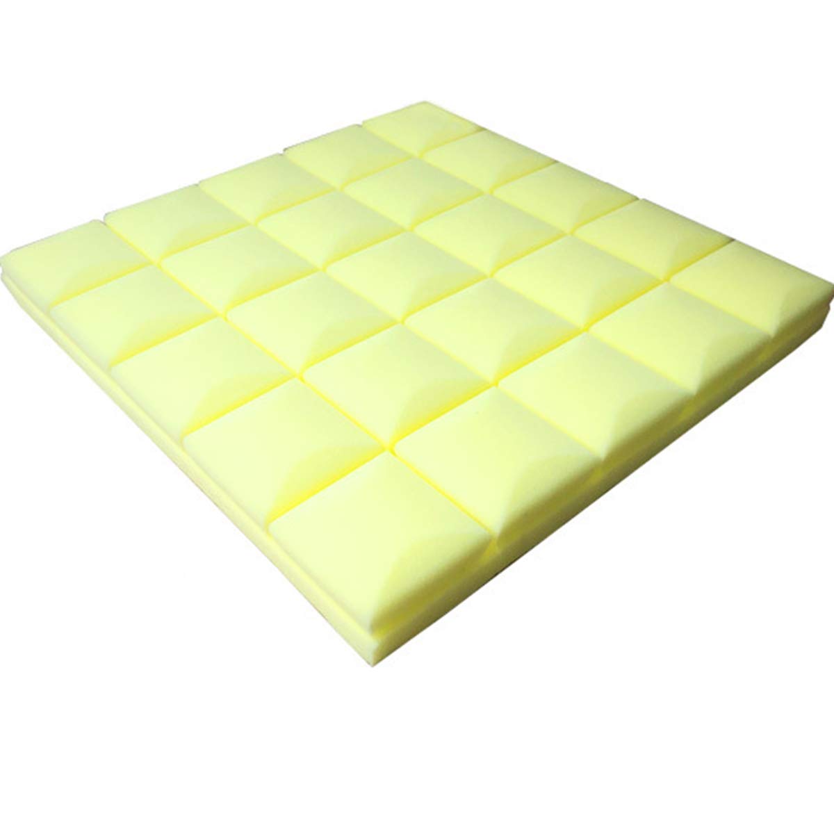 LOKQIHTHS Acoustic Foam Brick Home Recording Studio Sound Processing Accessories Foam DIY Recording Studio Wall Brick,Yellow