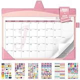 Ospelelf Leather Desk Calendar 2025-2026 Large 12