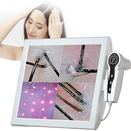 Diagnostyka skóry Analizator włosów, detektor LCD skóry głowy Analizator skóry włosów Mikroskop cyfrowy do badania mieszków włosowych i analizy skóry Szkło powiększające